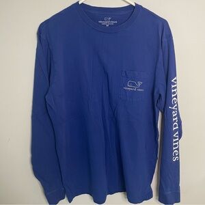 Vineyard Vines Men's Blue Long Sleeve Shirt 100% Cotton Medium